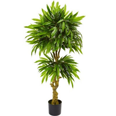 Nearly Natural Slim Mango Artificial Tree UV Resistant (Indoor/Outdoor)