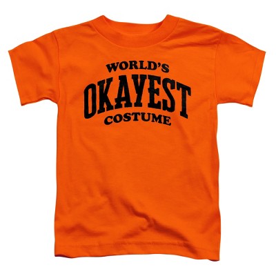 Toddler Boys' Popfunk Halloween World'S Okayest Costume T-Shirt