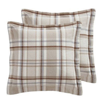 Spencer Plaid Woven Euro Sham Set of 2 - Levtex Home