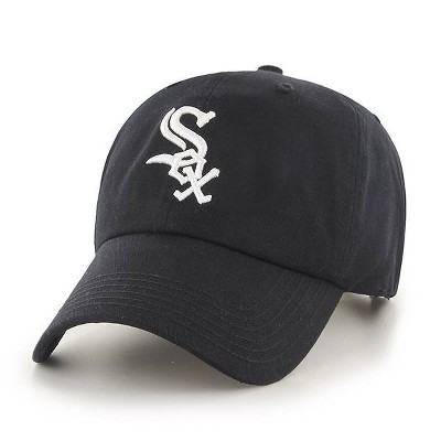 MLB Chicago White Sox Clean Up Hat: Cotton Adjustable Baseball Cap, Team Logo Design