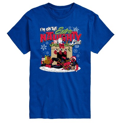 Men's - Marvel - Deadpool Extra Naughty Short Sleeve Graphic T-Shirt