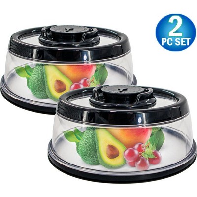 5 Star Super Deals Vacuum Seal Food Storage Container Stackable Design Dishwasher Safe and BPA-Free Freshness-Locking, Vacuum Pump and Lid (2pc)