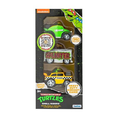 Teenage Mutant Ninja Turtles Diecast Vehicles Michelangelo, Raphael, Splinter - 3pk