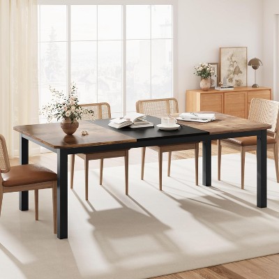 78.7 Inch Long Kitchen Table for 6-8, Dining Room Table for Kitchen Living Room