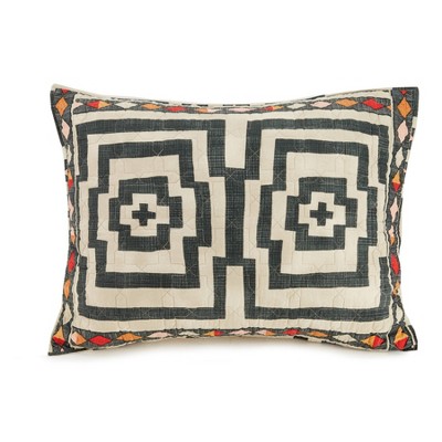 Jungalow Standard Hypnotic Black Sham Pair