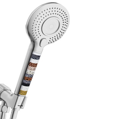 Itopfox Filtered Shower Head with Handheld, High Pressure 3 Spray Mode Showerhead with Hose and Water Softener Filters for Hard Water Remove Chlorine