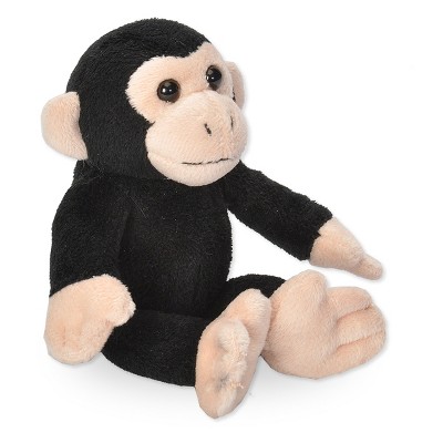 Wild Republic Pocketkins Eco Chimpanzee Stuffed Animal, 5 Inches
