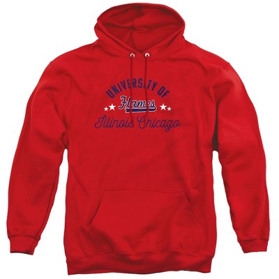University of Illinois Chicago Official Flames Adult Pull-Over Hoodie