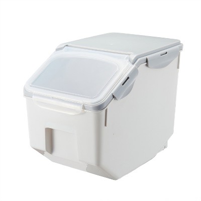 HomeStock 30 LB Rice Storage Container with Measuring Cup, BPA free