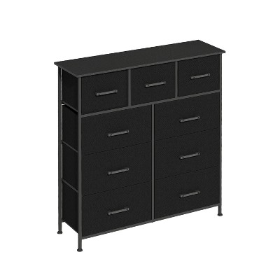 FDW 5/8/9 Dresser Fabric Dresser Wide Storage Chest for Bedroom Living Room