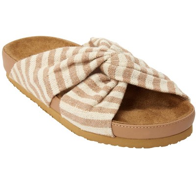 Comfortview The Reese Slip On Footbed Sandal (Wide Widths Available)