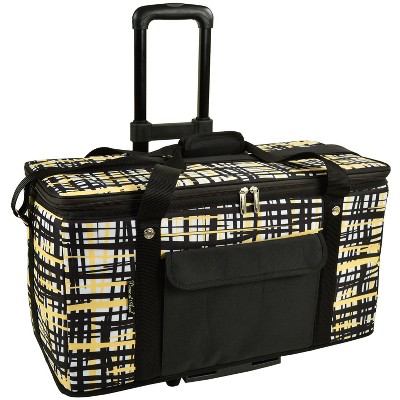 Picnic at Ascot Folding Soft Sided Rolling Cooler -64 Cans