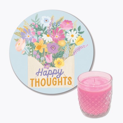 Courtside Market Spring Meadow VIII 8x8 Artboard & 9oz Soy Wax Candle Set