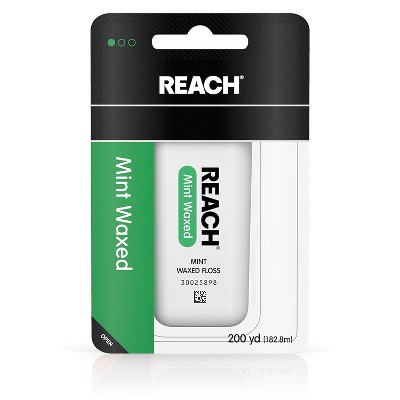 Reach Waxed Dental Floss Mint, 200 yd