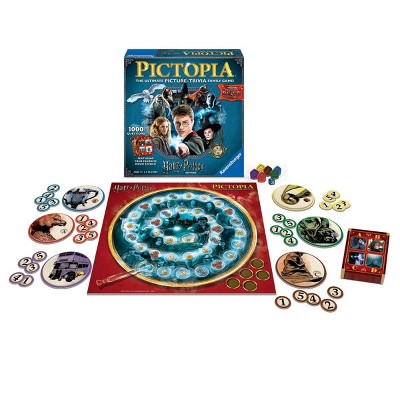 Ravensburger Pictopia Harry Potter Edition Board Game: Trivia Game for 2-6 Players, Includes Cards & Coins, 25-45 Min Play