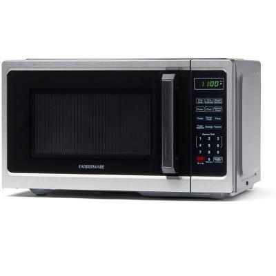 Farberware Classic 0.9 Cu. Ft 900-Watt Microwave Oven, Stainless Steel