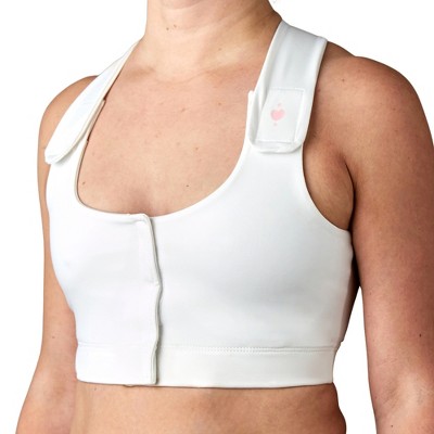 heart&core Serena Bra, Post-Surgery Racerback Bra with Pockets