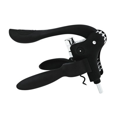 True Virtuoso Easy Lever Corkscrew, Stainless Steel And Ergonomic Soft Touch Handle