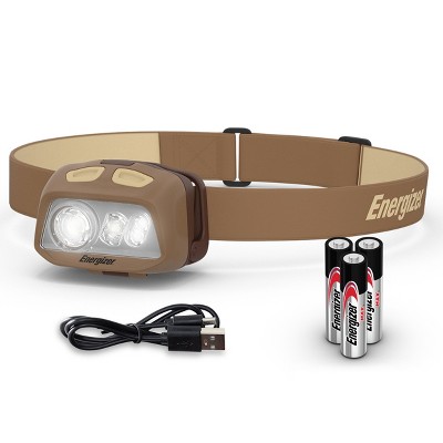 Energizer 575 Lumen Hybrid Powered LED Headlamp: Impact & Water-Resistant, Rechargeable, Camping & Flashlight Use