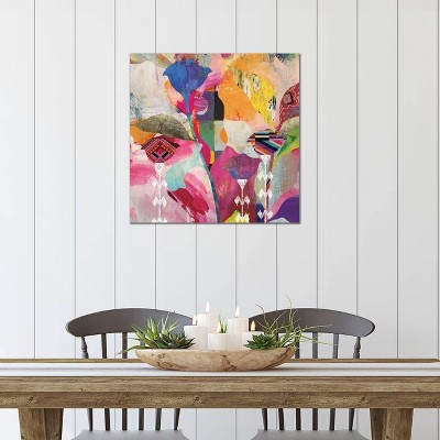 iCanvas Leave Dem Alone Floral by Nikki Chu Canvas Print Wall Art