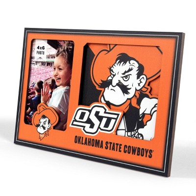 NCAA Oklahoma State Cowboys Logo 4" x 6" Picture Frame: MDF Tabletop Display