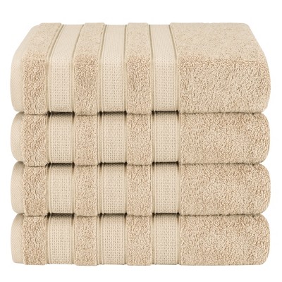 American Soft Linen 4 Piece 100% Cotton 27x54" Salem Bath Towel Set