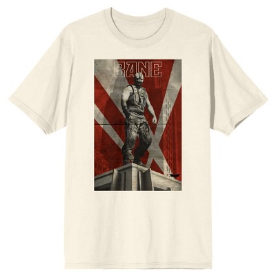 DC Comic Dark Knight Trilogy Bane Villain Men's White Graphic Tee Shirt