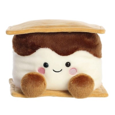 Aurora Small Party Sized Toastee S'more Palm Pals Adorable Stuffed Animal Multicolor 7"