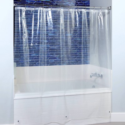2pk Midweight Shower Curtain Liners Clear - Slipx Solutions