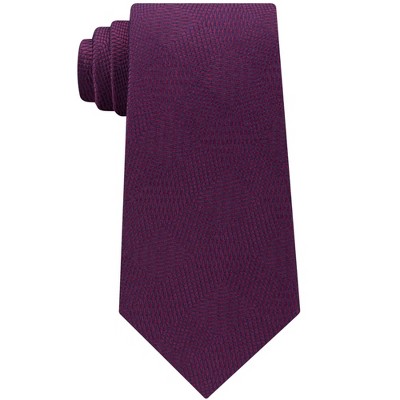 Calvin Klein Mens Intersect Self-tied Necktie, Purple, One Size
