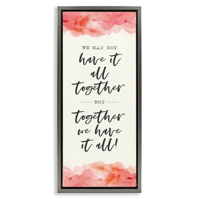Stupell Industries Romantic Phrase with Blush Watercolor, 15" x 31"