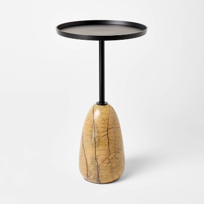 Marble Drink Table with Metal Top - Threshold™ designed with Studio McGee