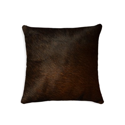 18"  Cowhide Throw Pillow