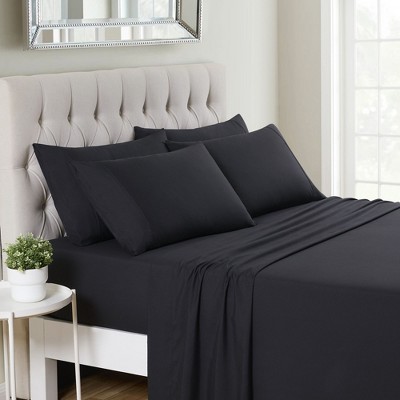 6 Piece Sheet Set, Deluxe Ultra Soft 1500 Series, Double Brushed Microfiber by Sweet Home Collection®