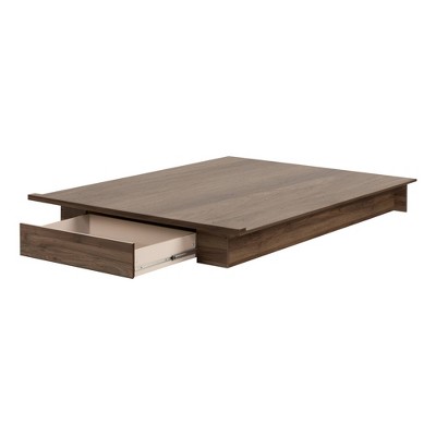 Holland Platform Bed with Drawer - South Shore