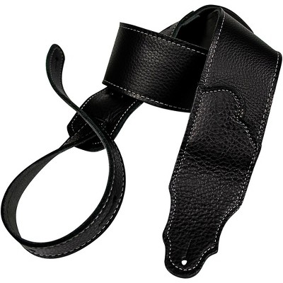 Franklin Strap 2.5" Original Black Glove Leather Guitar Strap
