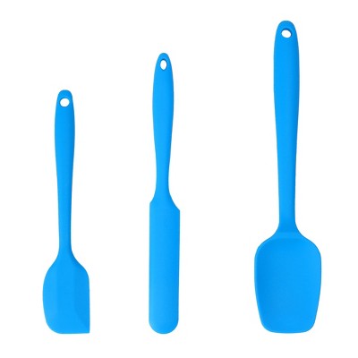 Unique Bargains Heat Resistant Non-scratch Non Stick Rubber Spatula Set 3 Pcs