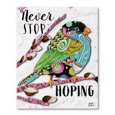 Courtside Market Never Stop Hoping Gallery-Wrapped Canvas