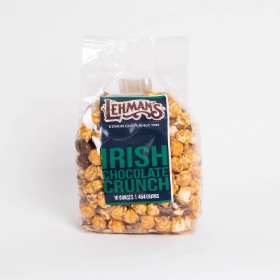 Lehman's Caramel Popcorn Snack Mix, 1 lb bag, Crunchy Popped Corn Treat, Assorted Flavors