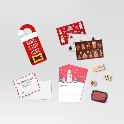 20pc Letters To Santa Christmas Stationery Kit - Wondershop™