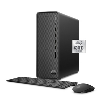 Refurbished: HP Slim S01-pF2003wb Desktop PC Intel Core i3-10105 8GB 256GB W11 - Manufacturer Refurbished