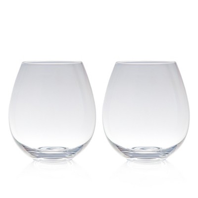 Big Betty Stemless Jumbo Wine Glass Set of 2