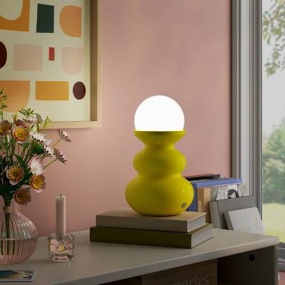 Mini Plastic Table Lamp with Glass Orb - Room Essentials™