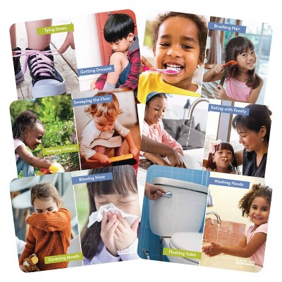 Kaplan Early Learning Developing Life Skills and Good Practices Puzzles - Set of 6
