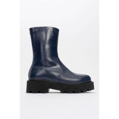 Rush Navy Bootie (Women) | Prologue Shoes