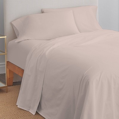 300 Thread Count Wrinkle Resistant Solid Sheet Set - Color Sense