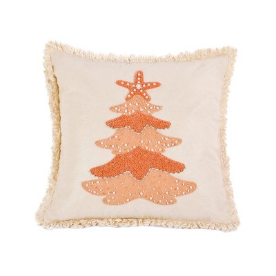 18" Coastal Christmas Throw Pillow - National Tree Company