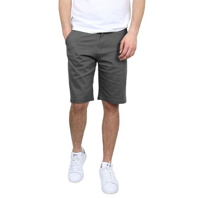Galaxy By Harvic Men's 5-Pocket Flat-Front Slim-Fit Stretch Chino Shorts (Size 30-42)