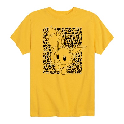 Boys' - Pokémon - Eevee Pattern Short Sleeve Graphic T-Shirt