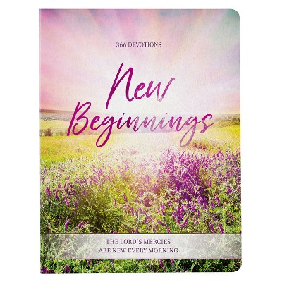 Devotional New Beginnings Pink Floral Softcover Feb. - (Paperback)